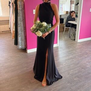 Amsale Nala Dress Black size 6